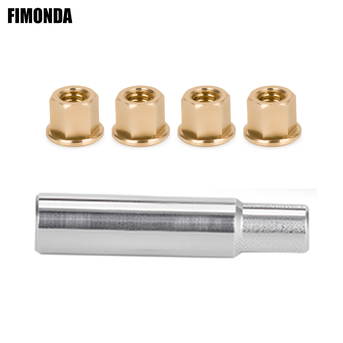 Hobby Zone Rc - Brass Wheel Nuts with Socket Tools
