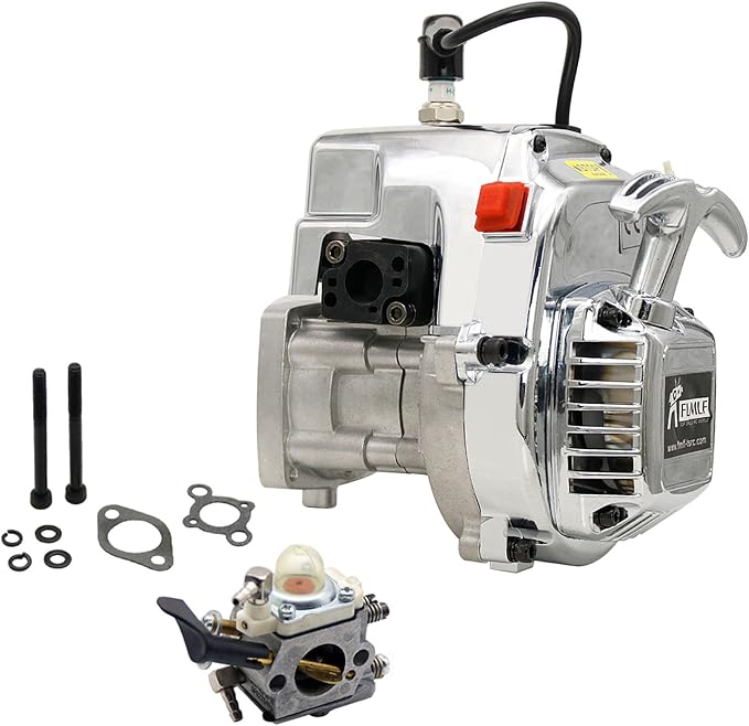 Hobby Zone Rc - FLMLF 29CC 4 Bolt Engine Chrome