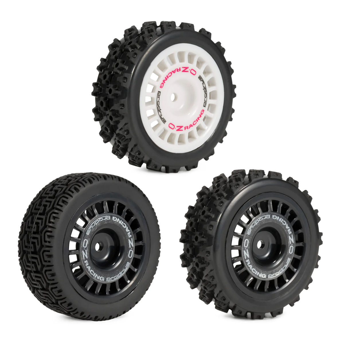 Hobby Zone Rc - 4Pcs Glued Rubber Tire On Road