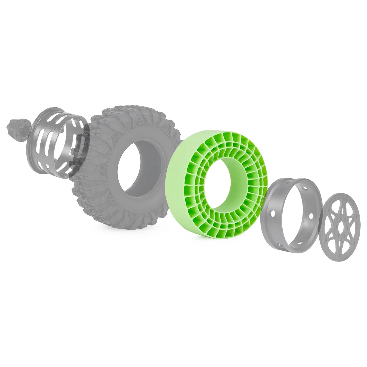 RC Crawler Tire Silica Gel Ins - Hobby Zone Rc ulasan dan harga