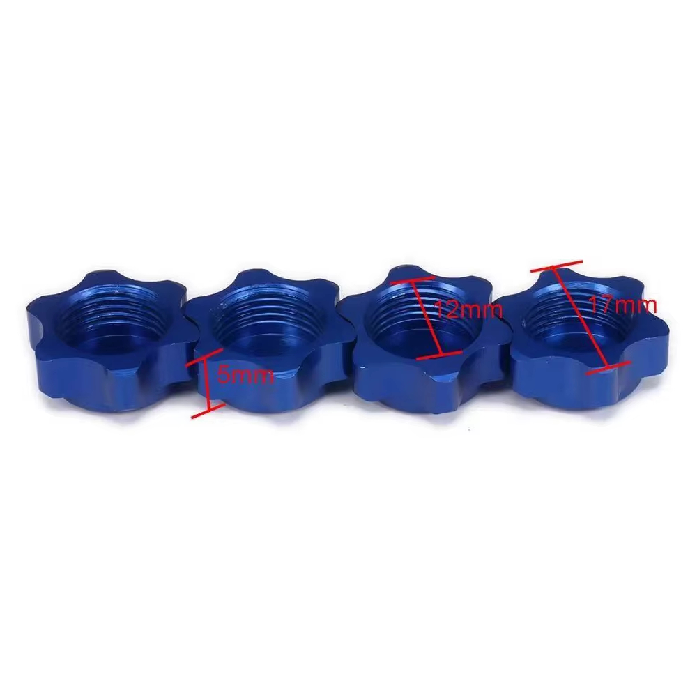 17mm Aluminum Wheel Hub Hex Nu - Rc Hobby Zone ulasan dan harga