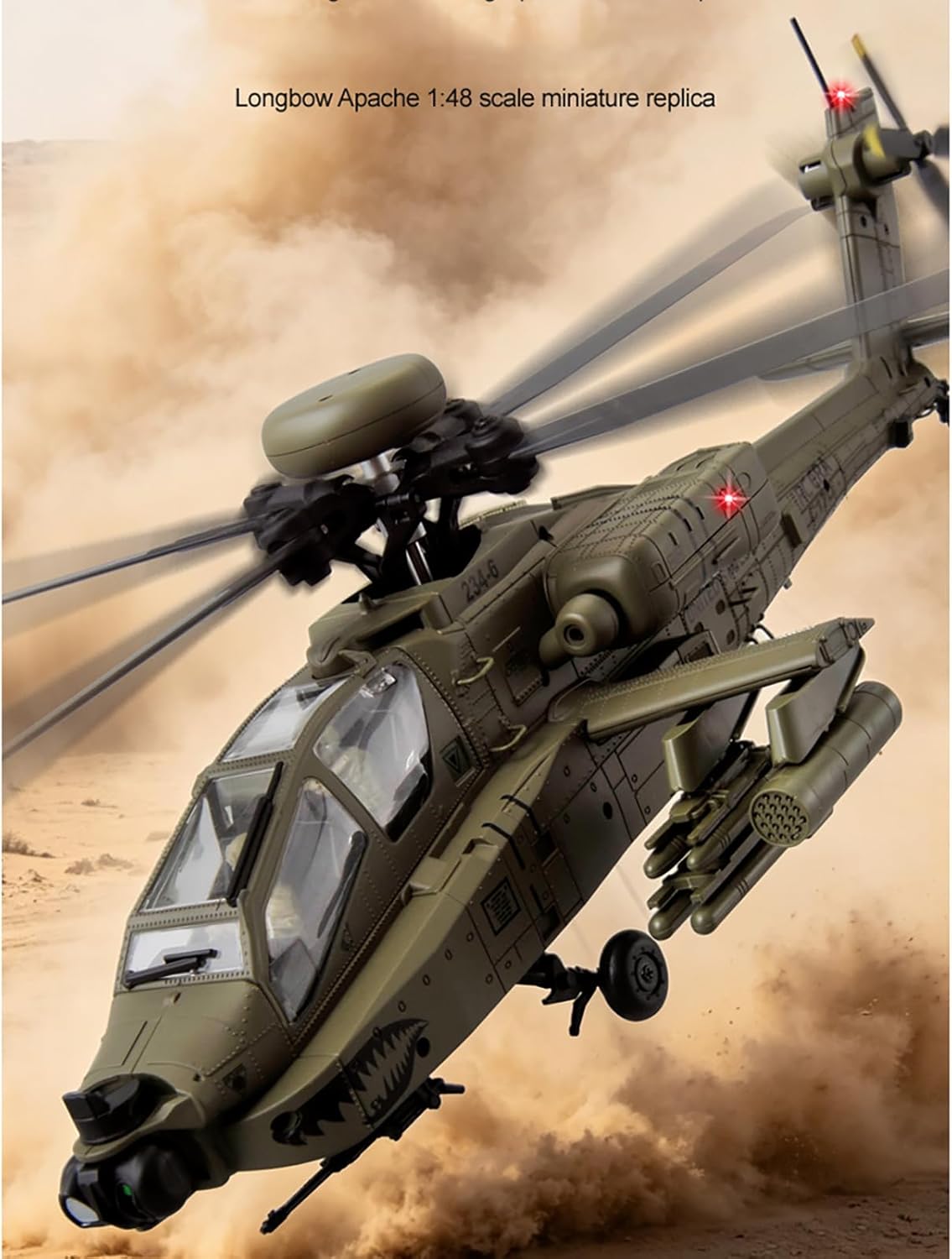 310MM 6CH C170 AH-64D Remote C - Rc Hobby Helicopter ulasan dan harga