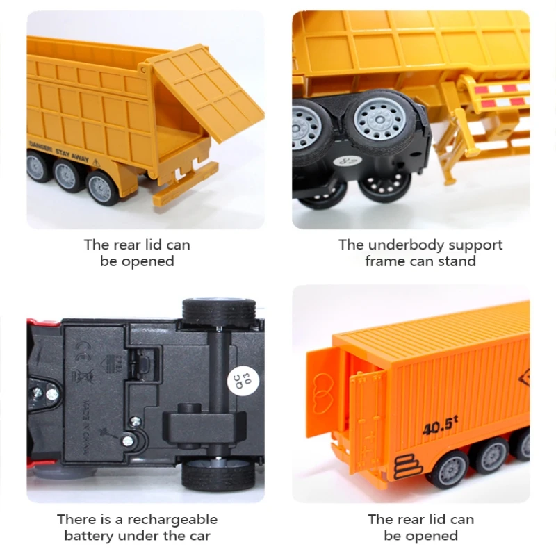 1/48 RC Container Truck Toy Ki - Yunshen Rc Hobby ulasan dan harga
