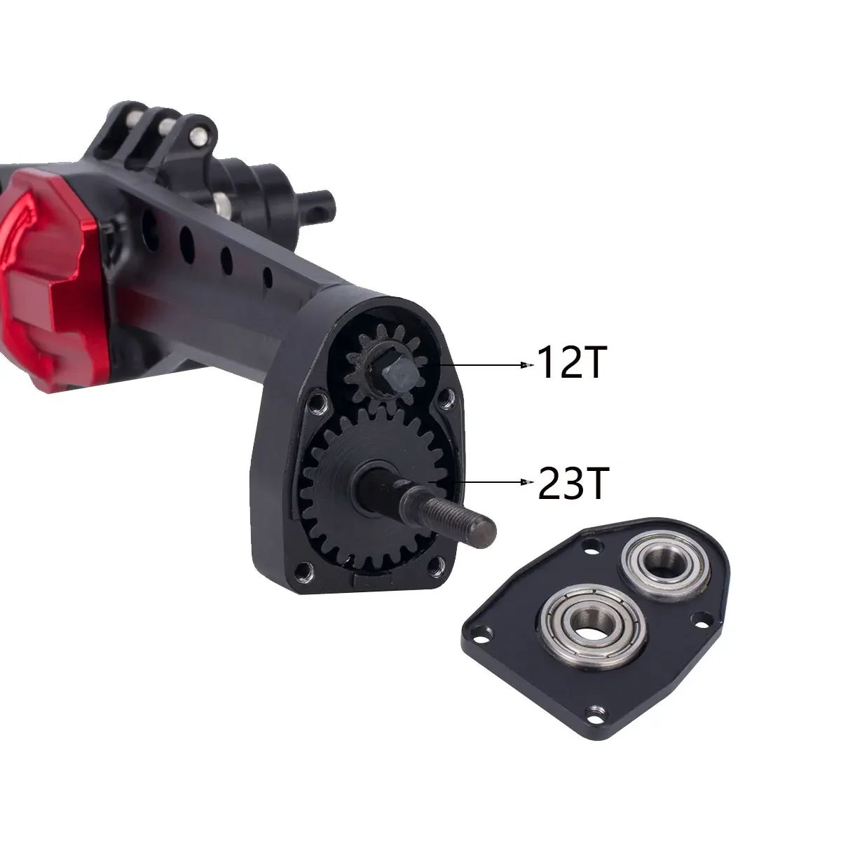 CNC Aluminum SCX10 III Front R - Rc Hobby Zone ulasan dan harga