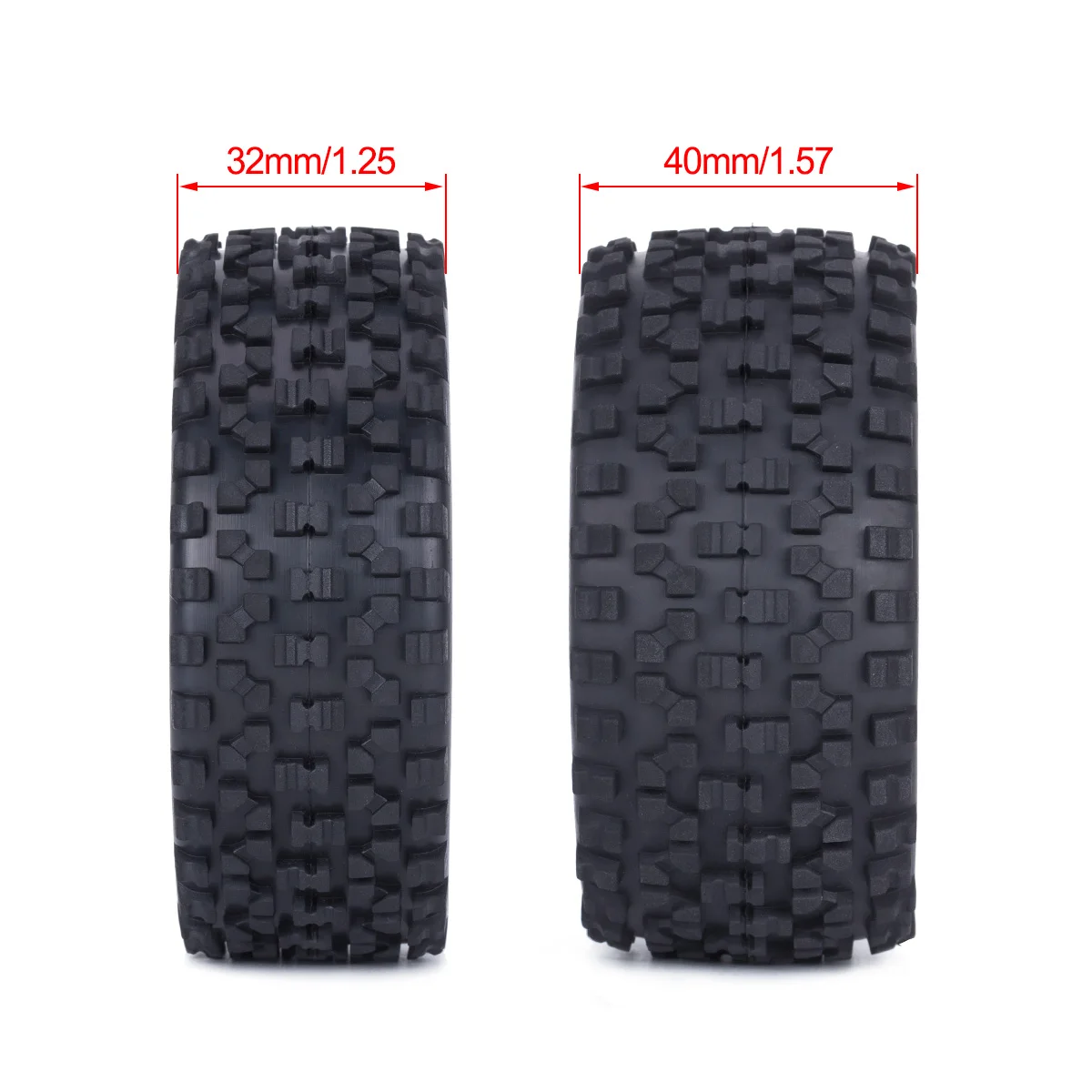 4 Pcs 88mm Buggy Tires Wheel T - Yunshen Rc Hobby ulasan dan harga