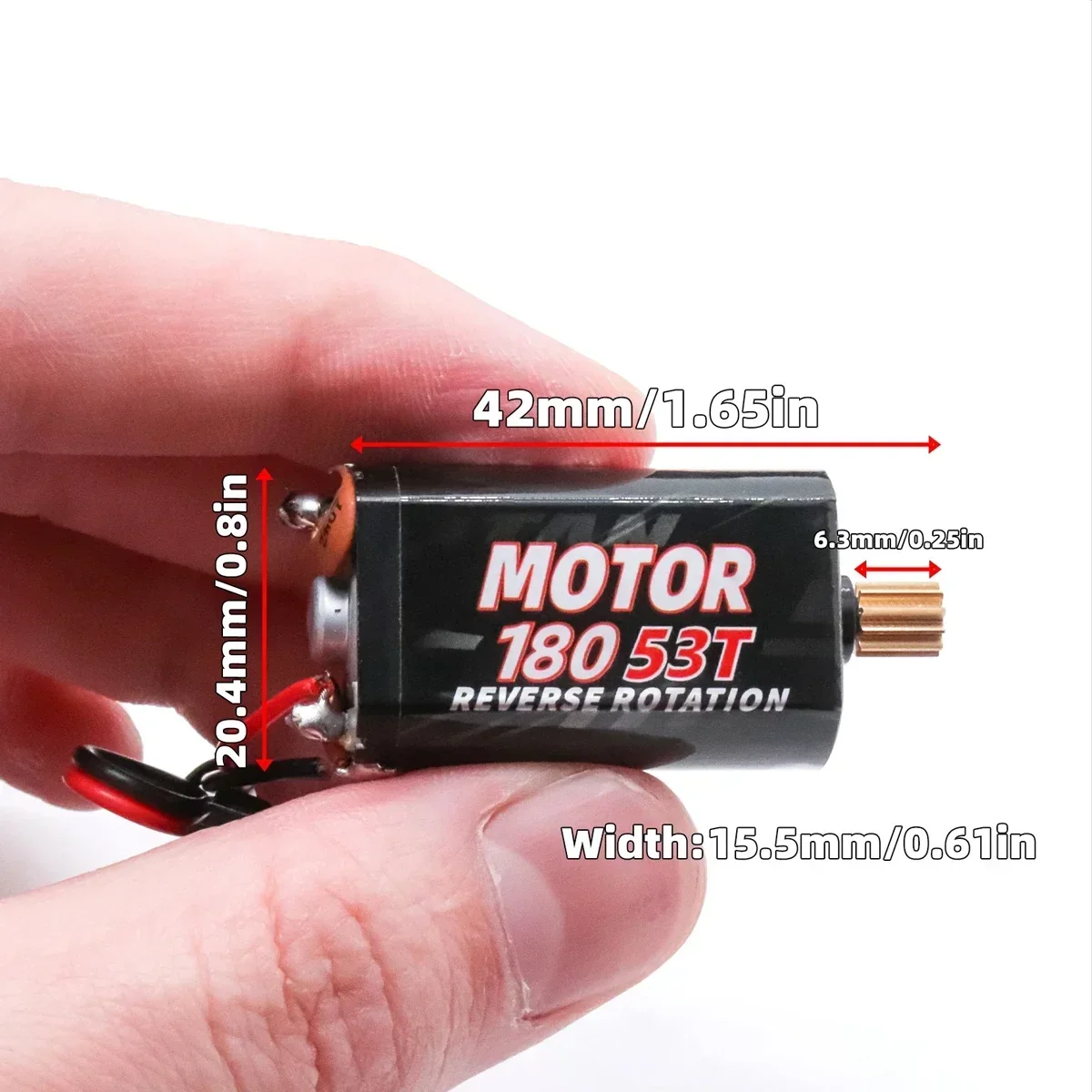 NEEBRC 180 Brushed Motor 53T 6 - Hobby Zone Rc ulasan dan harga