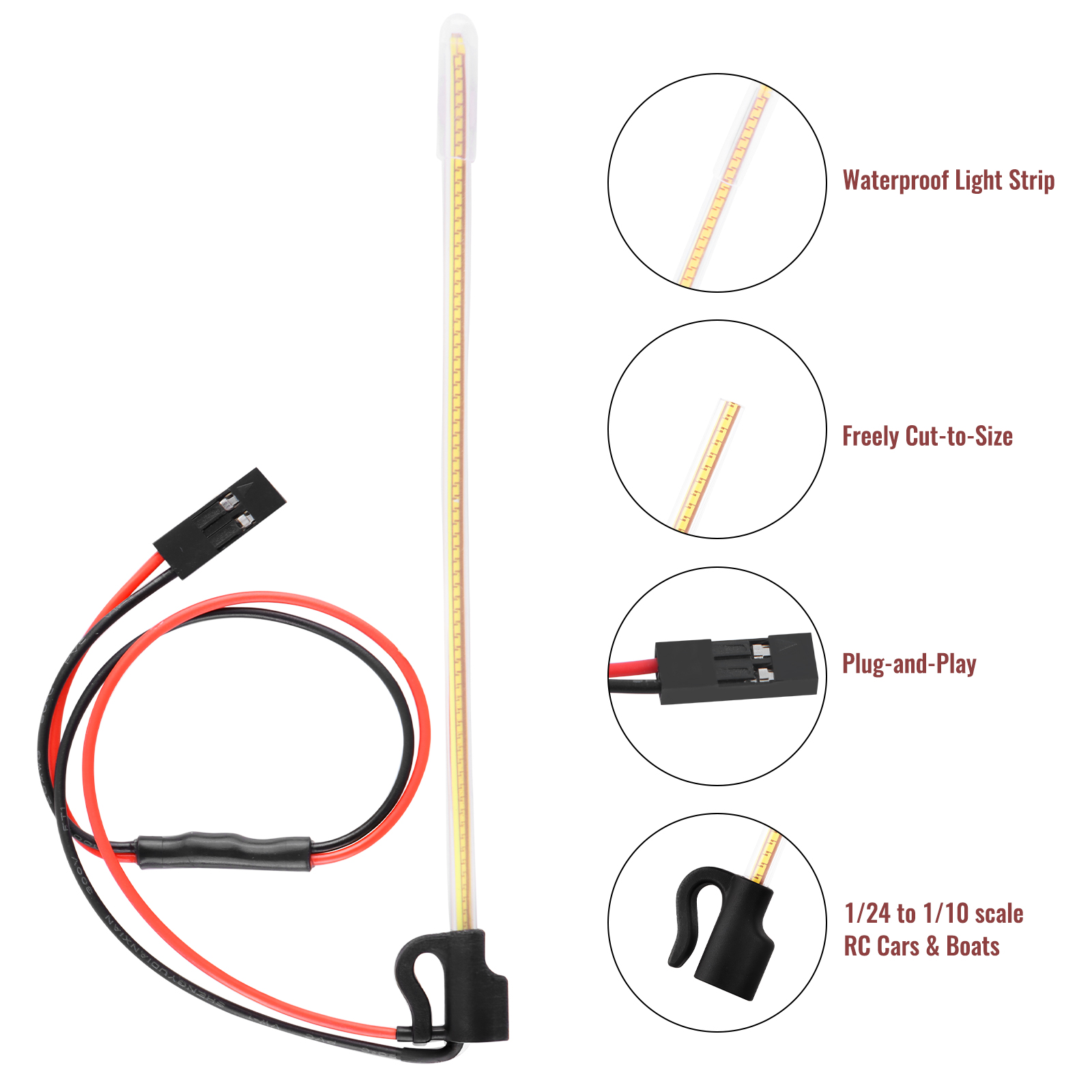 ModRax 2PCS LED RC Antenna Lig - Yunshen Rc Hobby ulasan dan harga