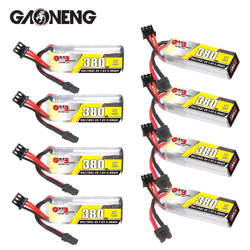 GNB 2S 7.6V 380mAh 90C/180C Li - Hobby Rc Quadcopters ulasan dan harga