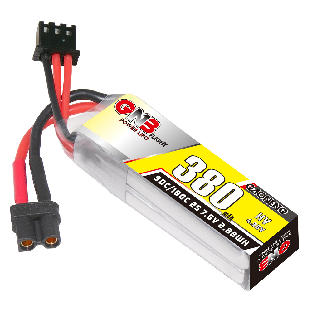 GNB 2S 7.6V 380mAh 90C/180C Li - Hobby Rc Quadcopters ulasan dan harga