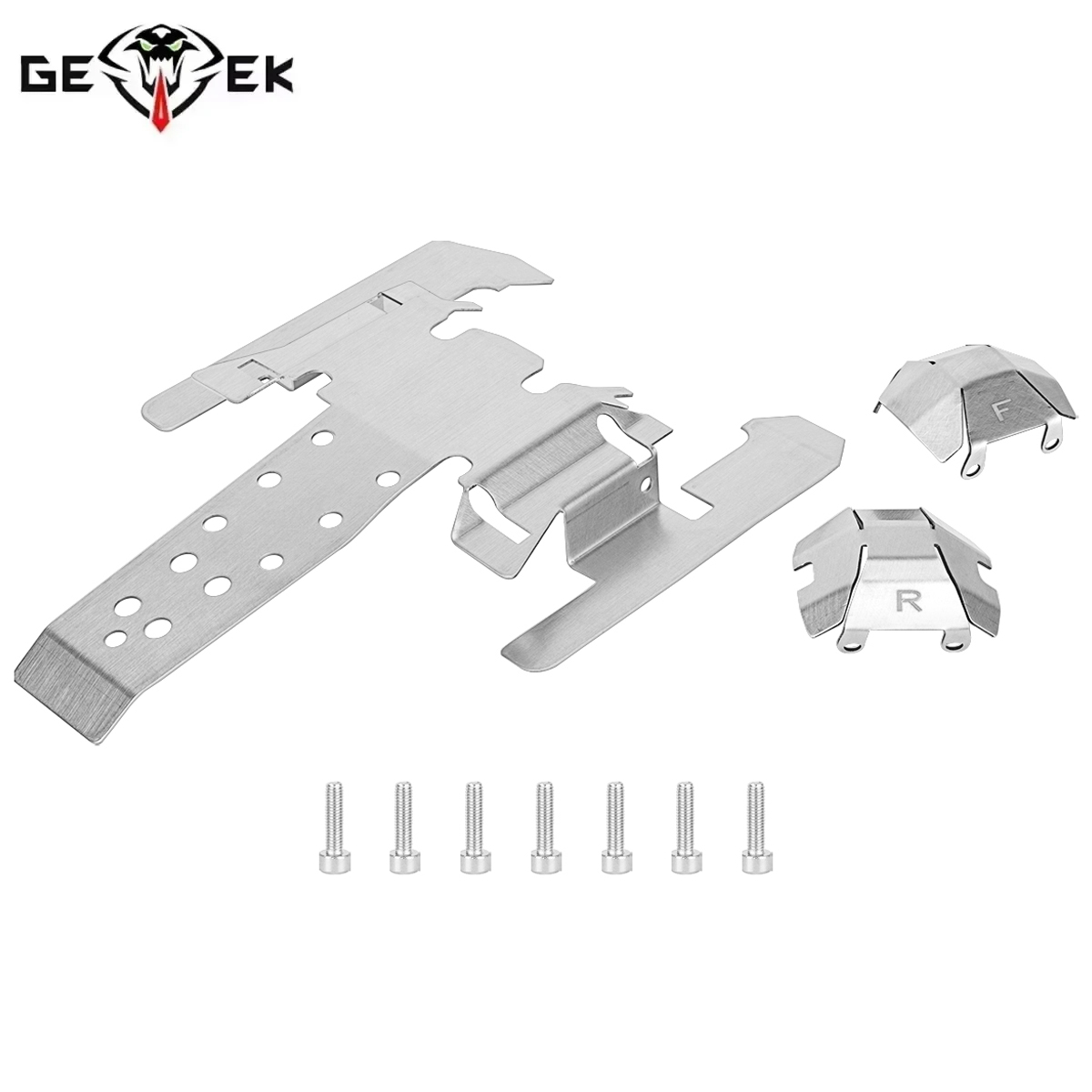 Stainless Steel Skid Plate Cha - Rc Hobby Zone ulasan dan harga