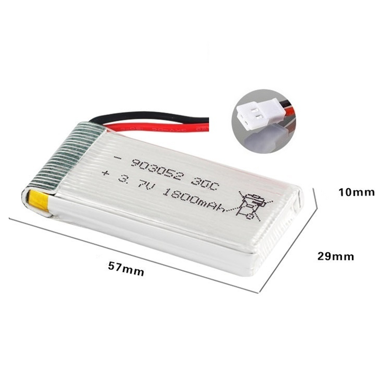 Upgrade 3.7v 1800mAh Lipo Batt - Hobby Rc Quadcopters ulasan dan harga